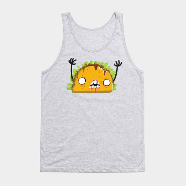 Zombie Taco Tank Top by exeivier